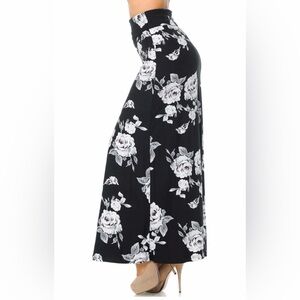 Eevee long floral maxi skirt